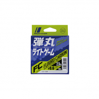 Major Craft DANGAN LIGHTGAME FLUOROCARBON CLEAR 100m